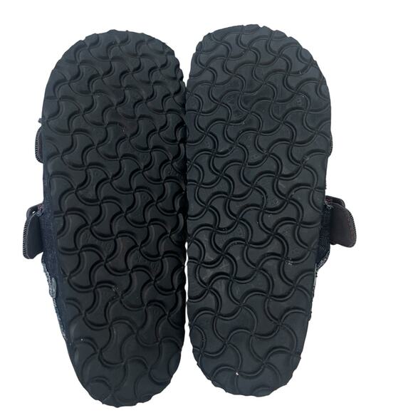Birkenstock Arizona Denim Sandals Stone Dark Washed size 40 Gorpcore Slide 1774 - Picture 10 of 12